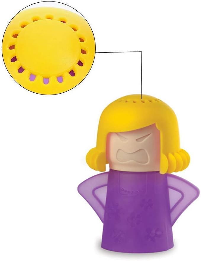 Microwave Oven Steam Angry Mama Cleaner Easily Cleans the Crud In Minutes Microwave Oven Steam Cleans With Vinegar and Water for Home Office Kitchens (Purple)