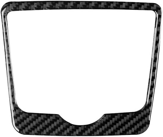 Real Carbon Fiber Trim for Audi Accessories | for B9 A4 S4 A5 S5 2017-2019 / RS5 2018 2019 Center Console Mini Display Panel Frame Interior Thick Overlay Decal