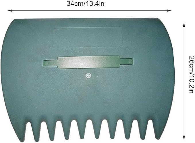 2 Pair Leaf Scoops Hand Rakes - Large Size, Durable Ergonomic Leaf Scoops for Easy Leaf Picking - Multipurpose for Leaves, Lawn Debris, and Trash Pick Up - Great for Outdoor Use