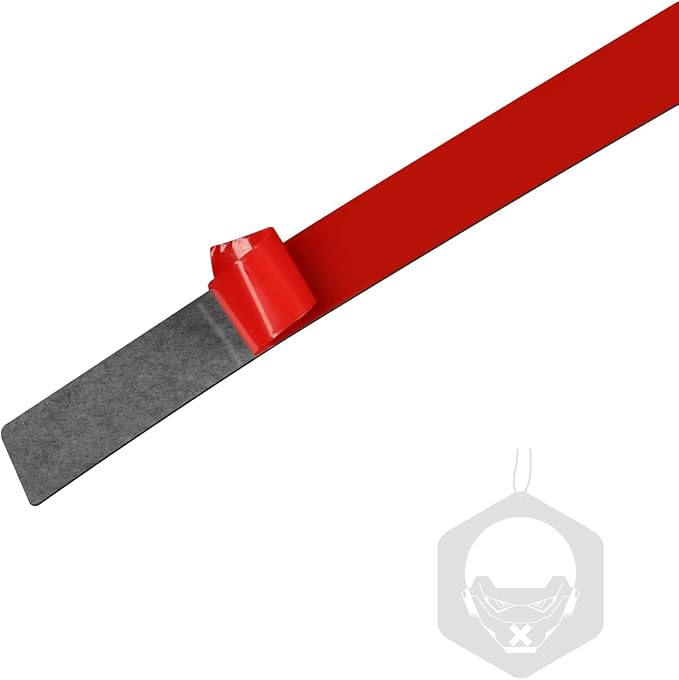 Red Real Carbon Fiber Trim for Nissan Rogue Accessories | for 2014 2015 2016 S SL SV Rear Tail Lamp Eyebrow Eyelid Strip Sticker Exterior Thick Overlay Decal