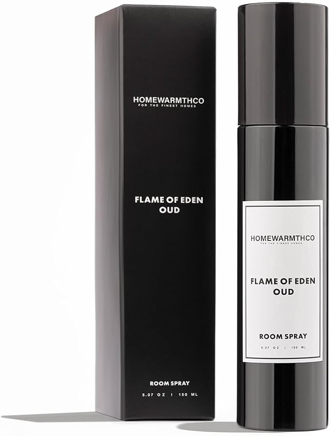 Oud Room Spray – 5.07 oz (150 ml) Scented Air Freshener Odor Eliminator Spray for Home, Office & Linen – Long-Lasting Linen Spray for Bedding, Pillows & Fabrics – Luxurious Home Fragrance
