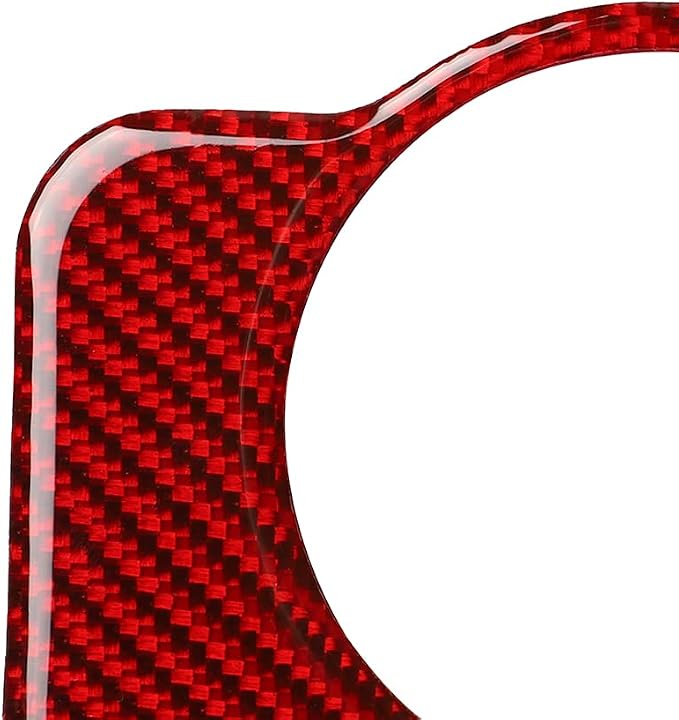 Real Carbon Fiber Trim for Ford Mustang Accessories | for 2009 2010 2011 2012 2013 2014 Headlight Switch Button Panel Interior Thick Overlay Decal