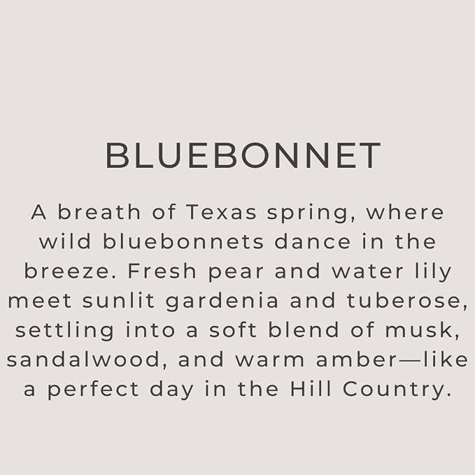 River Birch Bluebonnet Scented Linen and Room Spray | Home Fragrance | 4 oz Glass Amber Bottle | Luxury Signature Scent | Handmade in Texas