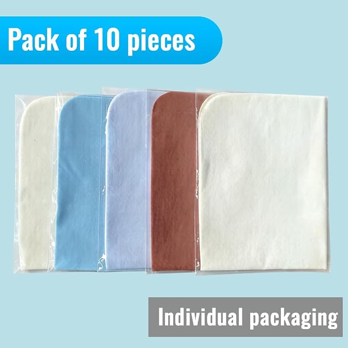 10 Pack Microfiber Cleaning Cloths, Premium 110D Scratch-Free & Lint-Free Clean Cloth for Eyeglasses, Phone Screen, Camera Lens, VR/AR Headset, Car Mirror, Reusable & Washable (Coffee&Black, 6.9*5.7)