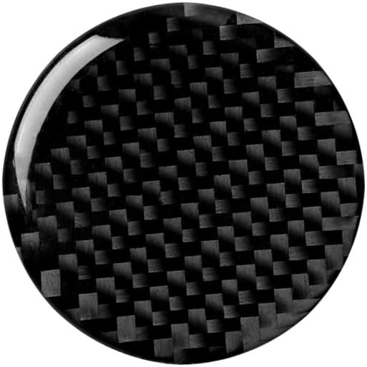 Real Carbon Fiber Trim for Audi Accessories | for B9 A4 S4 A5 S5 2020-2025 / RS5 2021-2025 Center Control Knob Interior Thick Overlay Decal