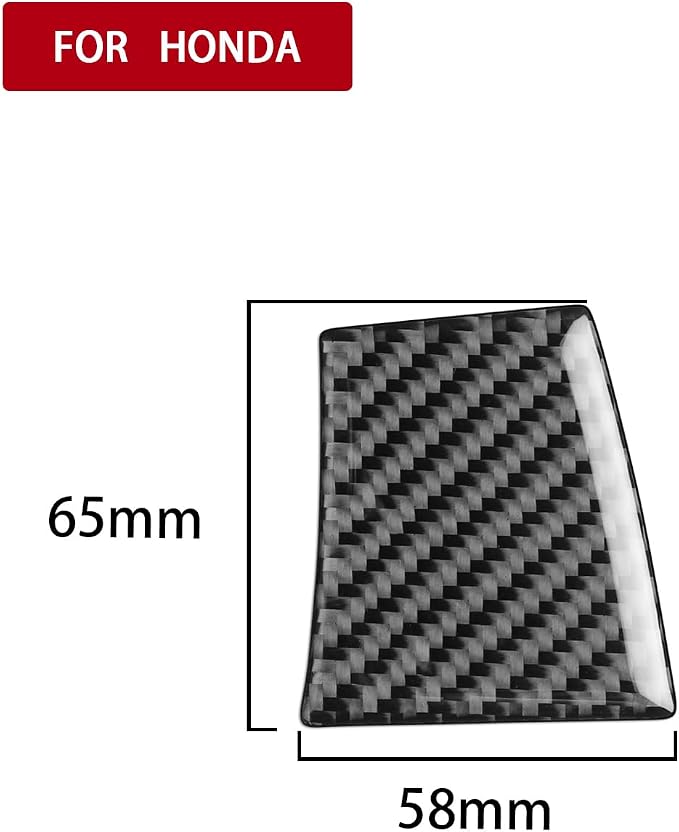 Real Carbon Fiber Trim for Honda Accord Accessories | for 2003 2004 2005 2006 2007，Instrument Panel Right Side Cover，Interior Dash Panel，Thick Overlay Sticker Decal
