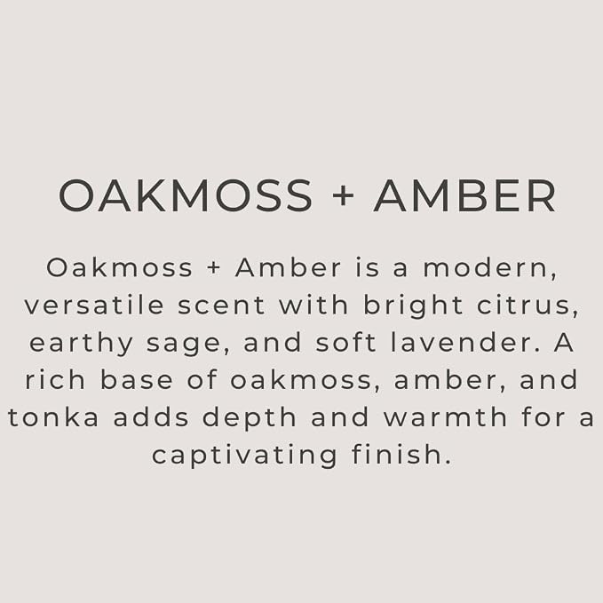 River Birch Oakmoss + Amber Scented Linen and Room Spray | Home Fragrance | 4 oz Glass Amber Bottle | Luxury Signature Scent | Handmade in Texas