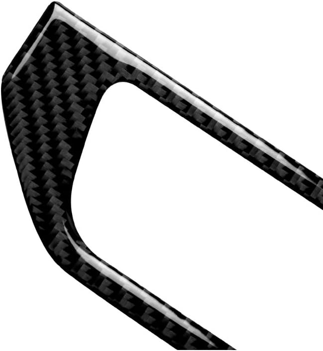 Real Carbon Fiber Trim for Audi Accessories | for B9 A4 S4 A5 S5 2020-2025 / RS5 2021-2025 Headlight Switch Panel Sticker Cover Interior Thick Overlay Decal - A