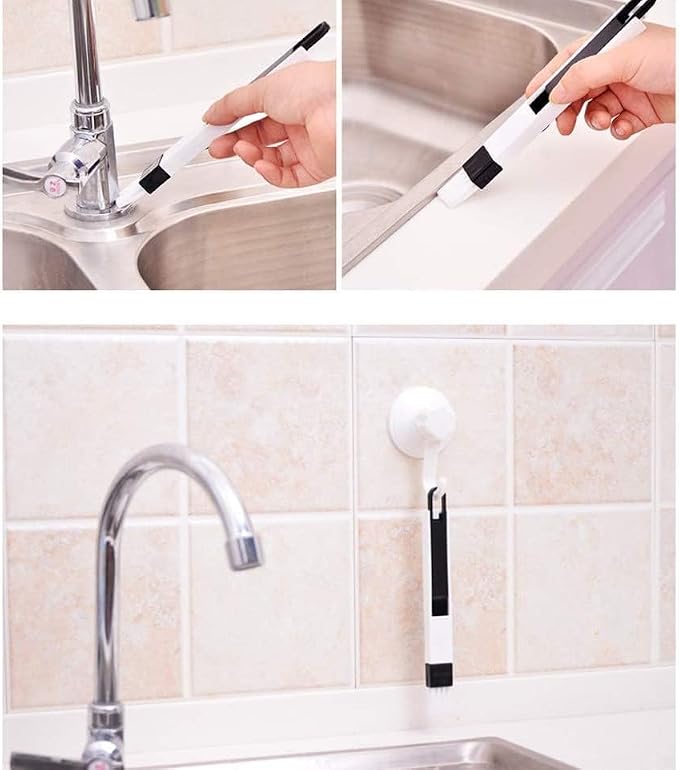 Window Groove Cleaning Brushes Tools,6 Pcs Household Deep Cleaning Tool,Magic Window Sill Cleaning Tool for Slide Door,Shutter,Air Conditioner,Bathroom/Shower,Blinds,Vents (6 PCS)