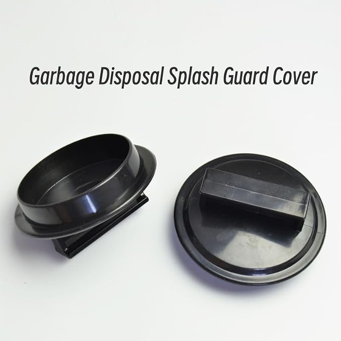 3 Pcs Garbage Disposal Splash Guard Set – Includes 2 Rubber Sink Splash Guards & 1 Disposal Cover – 3-Inch Universal Fit for Waste King, Whirlaway, GE, Sinkmaster, and Other Standard Models