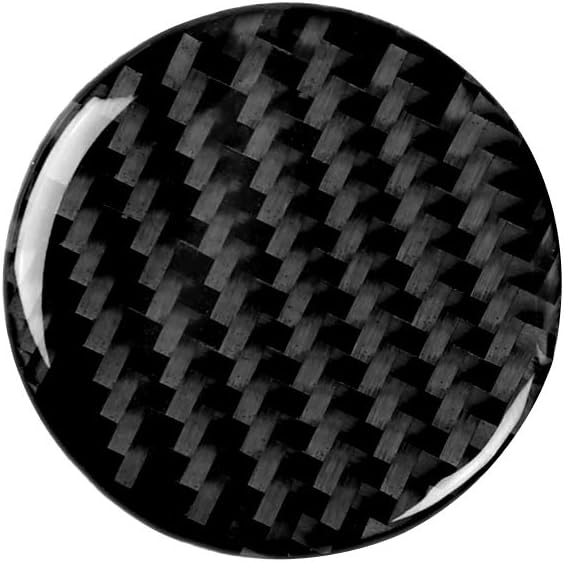 Real Carbon Fiber Trim for Audi Accessories | for B9 A4 S4 A5 S5 2020-2025 / RS5 2021-2025 Center Control Knob Interior Thick Overlay Decal