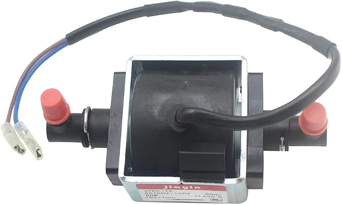 Jiayin JYPC-7A AC 120V 60W 2400cc/min 2bar Water Solenoid Liquid Pump Fit for Rug Doctor/Bissell Deep Carpet Cleaner,Replacement Part Mighty Pro X3,DCC-1,B0600,B0608,etc,with spring clips, inserts