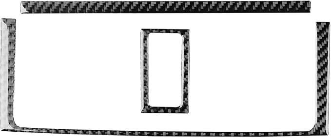 Real Carbon Fiber Trim for Honda Accord Accessories | for 2003 2004 2005 2006 2007，Central Console A/C Air Outlet Vent，Thick Overlay Sticker Decal