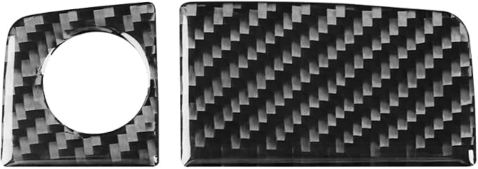 Real Carbon Fiber Trim for Honda CRV Accessories | for CR-V 2012 2013 2014 2015 2016 Passenger Glove Box Switch Handle Cover Sticker Interior Thick Overlay Decal