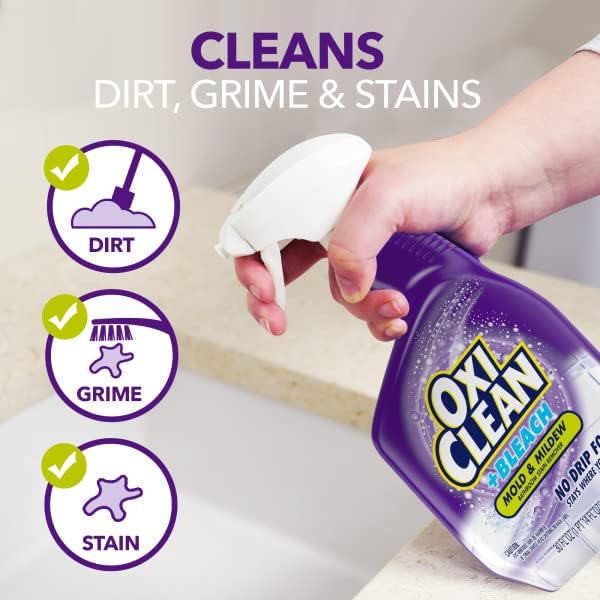 OxiClean plus Bleach, Bathroom Stain Remover 30 oz. (Pack of 2)