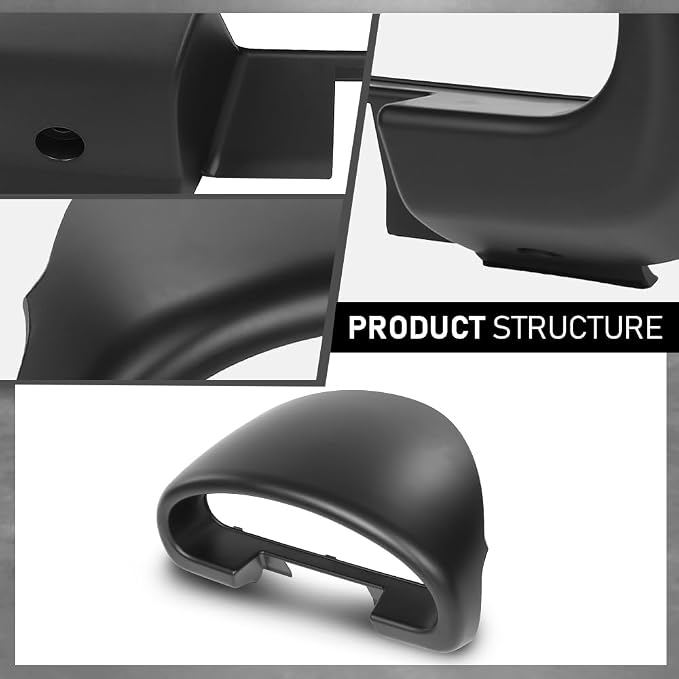 G-PLUS Gauge Cluster Bezel Hood Cover Compatible with Mazda Miata 1990-1993 NA01-55-420B-00, NA0155420B00 Black
