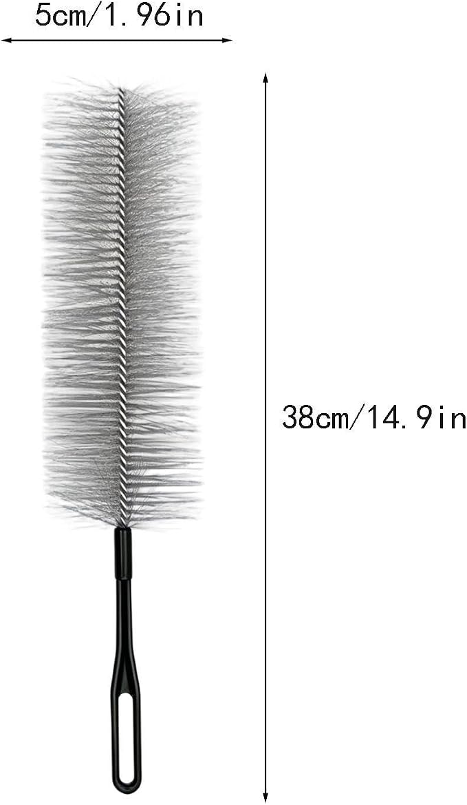 Fan Brush for Cleaning Microfiber Bendable Reusable Dust Removal | Stand Up Fan Dust Remover for Air Conditioner Air Vents Window Screen Blinds Door Frames Crevice