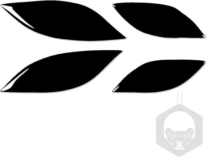 Glossy Bright Piano Black Car Inner Door Storage Slot Inside Pad Decoration Sticker Interior Trim Compatible with Toyota Corolla 2009 2010 2011 2012 2013 Auto Trim Accessories