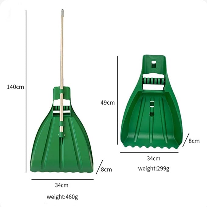 Gralara 2Pcs Leaf Grabbers, Ergonomic Leaves Removal Branches Collector Cleaning Tool for Porch Yard Shrub Lawns Farming