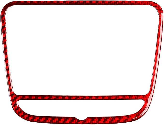Real Carbon Fiber Trim for Chevy Malibu 9th Gen Accessories | for 2016-2024 Navigation Screen Panel Frame Sticker Interior Thick Overlay Decal