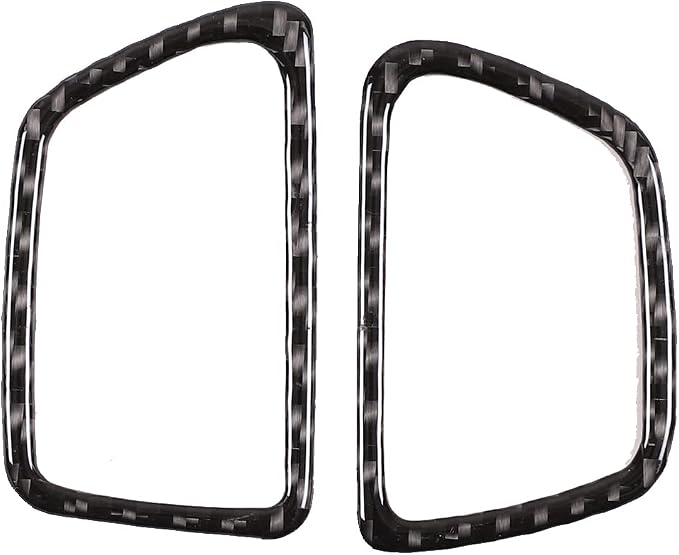 Center Console Side Air Vent Cover for Honda Pilot 2016-2022/ Ridgeline 2017-2023/ Passport 2019-2023, Dashboard Panel Side Air Vent Outlet Trim Cover, Carbon Fiber (Instrument Panel Air Vent Frame)