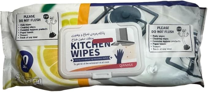 CleaningWipes for Microwaves and Cooktops, Easily Removes Food and Grime Buildup, Great for Home and Kitchen Use - 160 Count,Professional Grade Heavy-Duty Cleaning，Convenient Stove Cleaner