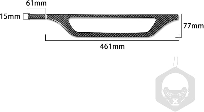 Real Carbon Fiber Trim for Audi 80A Q5 Accessories | for SQ5 2018-2025 Dash CD Panel Frame Cover Sticker Interior Thick Overlay Decal