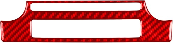 Real Carbon Fiber Trim for Toyota Camry Accessories | for 2012 2013 2014 Central Control Air Conditioning Panel Interior Thick Overlay Decal