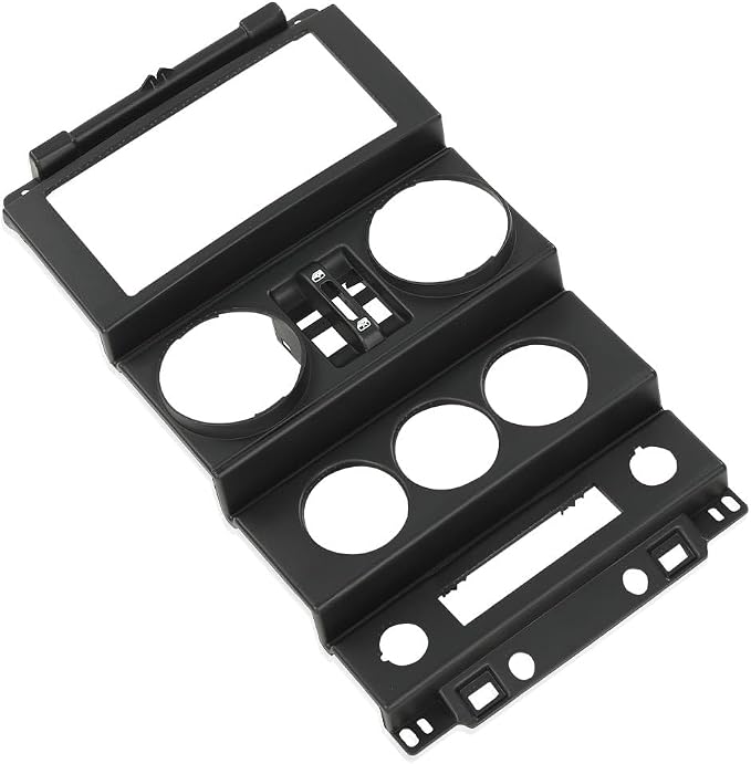 G-PLUS Dash Board Instrument Panel Dash Center Bezel Trim Compatible with Jeep Wrangler 2007 2008 2009 2010