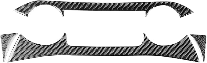 Real Carbon Fiber Trim for Honda CRV Accessories | for CR-V 2012 2013 2014 2015 2016 Air Conditioner A/C Control Button Cover Sticker Interior Thick Overlay Decal