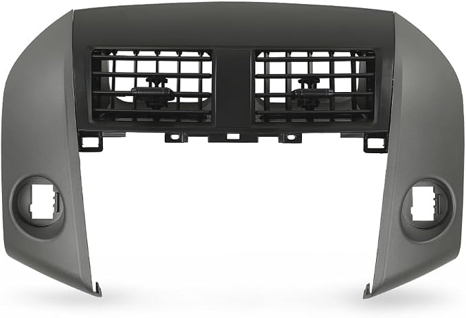 PIT66 Center Dash Air Vent Bezel Black Fit Toyota Rav4 2006-2012 | Center Dashboard A/C Heater Air Vent Cover Trim, 55670-42060-B0, Direct Replacement Dash Vent Bezel Fit Toyota Rav4 2006-2012