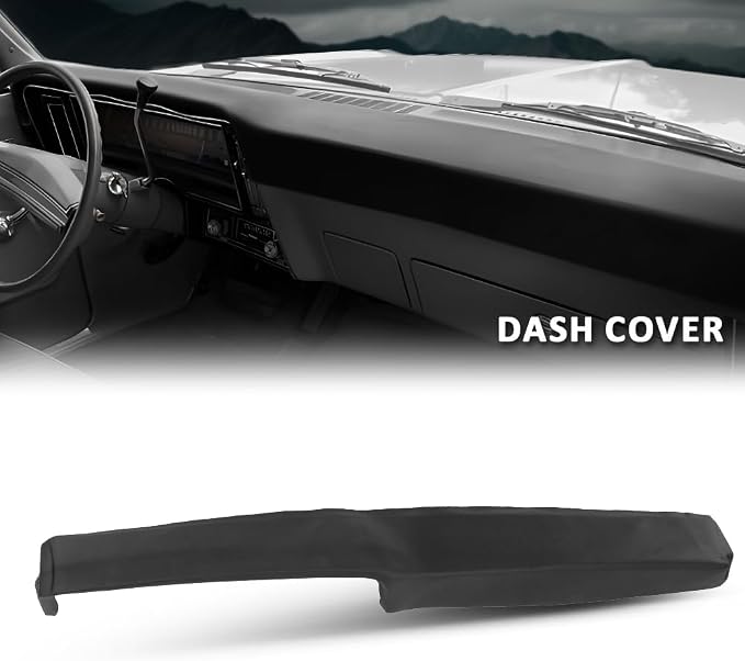 G-PLUS TPE Dash Board Pad Cover Cap Compatible with 1972-1974 Buick Apollo/1969-74 Chevy Chevy II