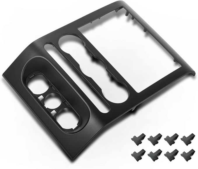 DOTCOM Dash Cover Dash Bezel Trim Dash Panel Cover Fit Ford F150 2004-2008 | 4L3Z-1504302-AAA,Black