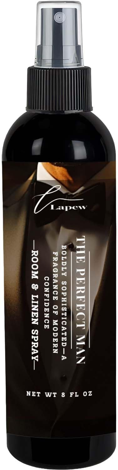 Lapew Room & Linen Spray | Fragrance Mist for Home, Car & Office | Fabric & Air Freshener | Neutralizing Mist | Made in USA | The Perfect Man