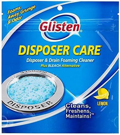 Summit Brands Glisten DP06N-PB Disposer Care Foaming Garbage Disposer Cleaner-4.9 Ounces (4 Uses)-Powerful Disposal Cleanser for Complete Cleaning of Entire Disposer