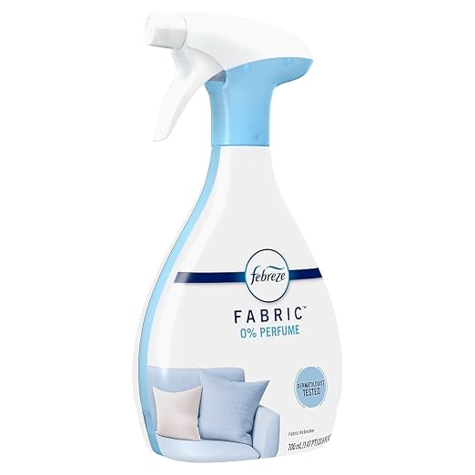 Febreze FABRIC Refresher, Zero Perfume, 23.6 oz Spray Bottle