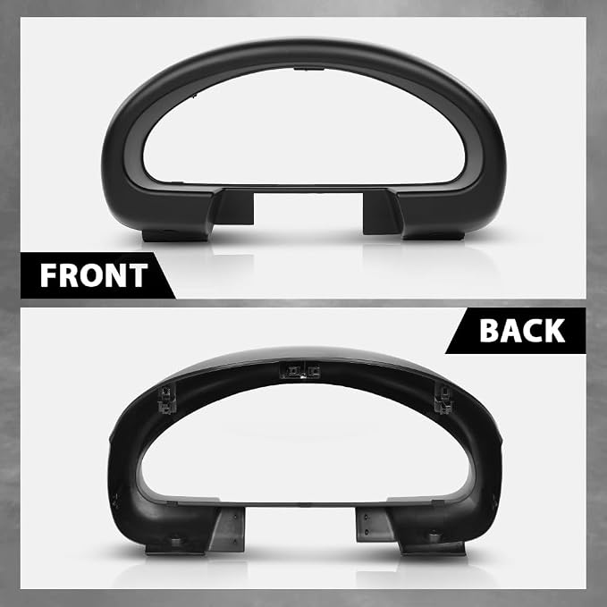 G-PLUS Gauge Cluster Bezel Hood Cover Compatible with Mazda Miata 1990-1993 NA01-55-420B-00, NA0155420B00 Black