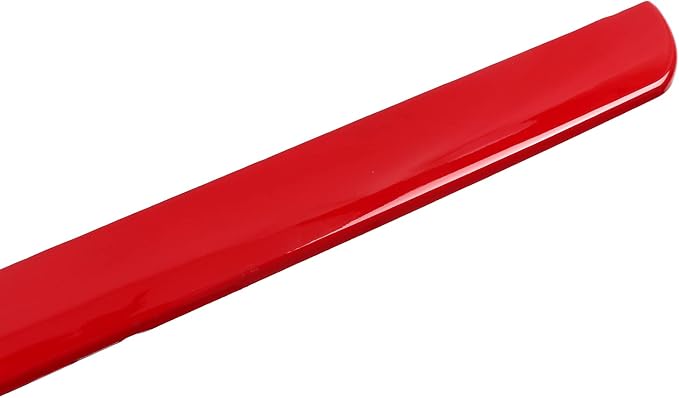 HIGH FLYING for Subaru WRX STI 2015-2021, XV Crosstrek 13-17 Car Accessories Dashboard Center Console Strip Decor Cover Trim ABS Red 2pcs (Not Fit RHD)