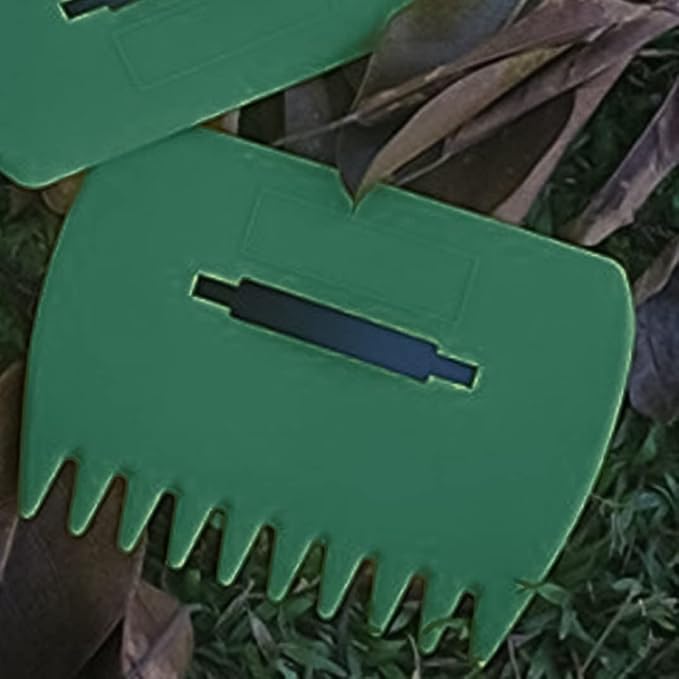 Leaf Picker Upper,Leaf Rake Scoops Garden Cleaning Rubbish Leaf Collector Grabs with Leaf Claws for Weed Easy Picking Up