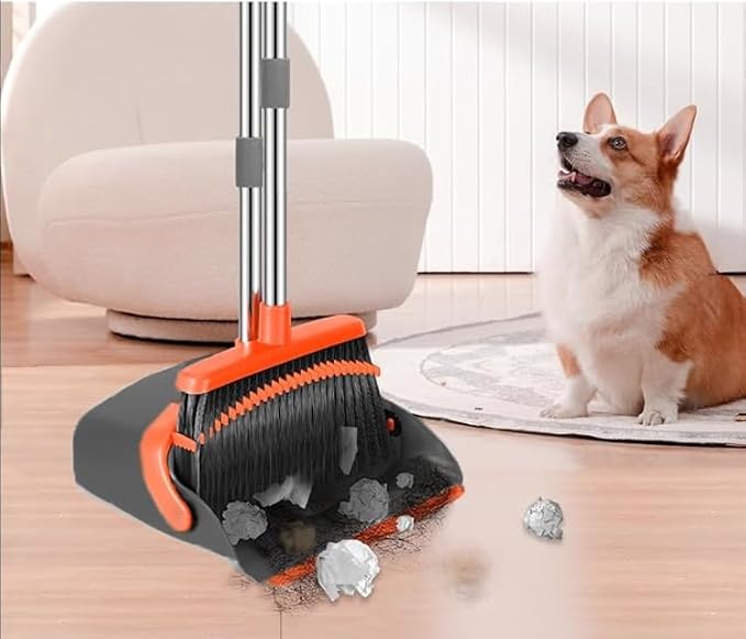 Broom & Dust pan Set Upright