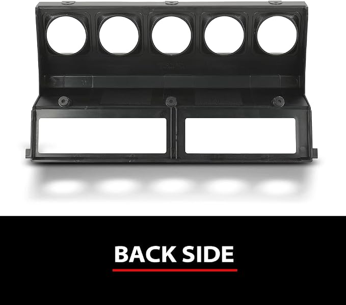 DOTCOM Center Gauge Radio Dash Bezel Trim Fit Jeep Wrangler YJ 1987-1995 Yellow | 55007310, 8955007310, 1Pc