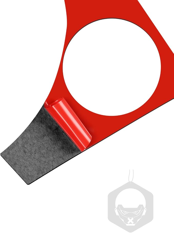 Red Real Carbon Fiber Trim for Nissan Rogue Accessories | for 2014-2020 / Rogue Sport 2017-2022 Engine Ignition Start Stop Panel Sticker Interior Thick Overlay Decal