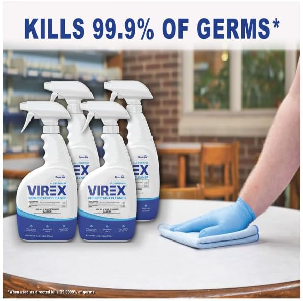 VIREX Diversey All Purpose Disinfectant Cleaner, Spray, 32 oz, 4 Pack
