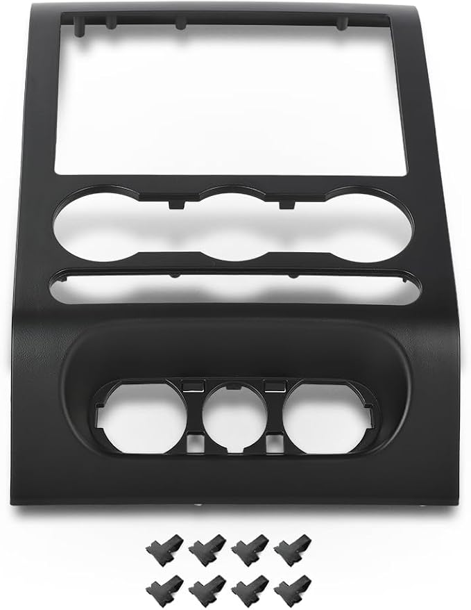 PIT66 Dash Bezel Center Trim Panel Cover Fit 2004-2008 Ford F150 | Dash Bezel Center Trim Panel Cover Compatible with 2004-2008 Ford F150 4L3Z-1504302-AAA
