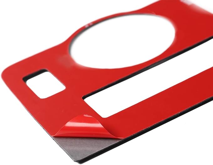 Real Carbon Fiber Trim for Ford Mustang Accessories | for 2009 2010 2011 2012 2013 2014 Headlight Switch Button Panel Interior Thick Overlay Decal