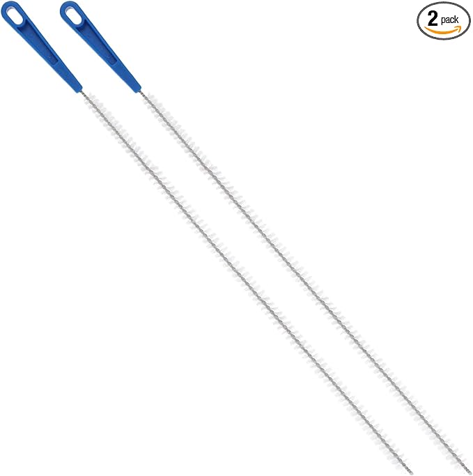 2 Pcs 18.11inch Shower Drain Clog Remover Tool, Ymapinc Shower Drain Cleaner Tool for Hair Remover, Sink Cleaning Brush, Sink Brush, Plumbing Cleaning Tools for Kitchen & Bathroom
