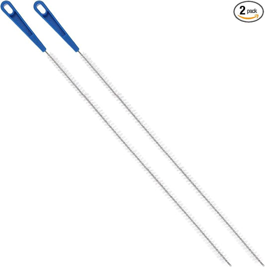 2 Pcs 18.11inch Shower Drain Clog Remover Tool, Ymapinc Shower Drain Cleaner Tool for Hair Remover, Sink Cleaning Brush, Sink Brush, Plumbing Cleaning Tools for Kitchen & Bathroom