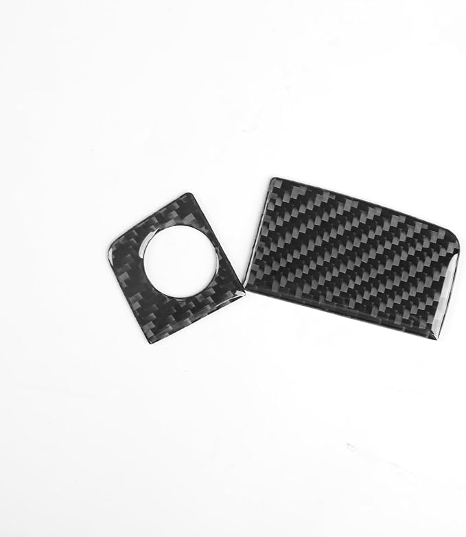 Real Carbon Fiber Trim for Honda CRV Accessories | for CR-V 2012 2013 2014 2015 2016 Passenger Glove Box Switch Handle Cover Sticker Interior Thick Overlay Decal