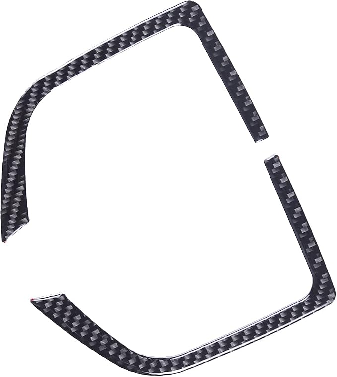 Center Console Air Outlet Trim Cover for Honda Pilot 2016-2022/ Ridgeline 2017-2023/ Passport 2019-2023, Central Dashboard Panel Air Vent AC A/C Trim Sticker, Carbon Fiber (Center Air Vent Frame)
