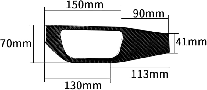Real Carbon Fiber Trim for Audi Accessories | for B9 A4 S4 A5 S5 2020-2025 / RS5 2021-2025 Headlight Switch Panel Sticker Cover Interior Thick Overlay Decal - A